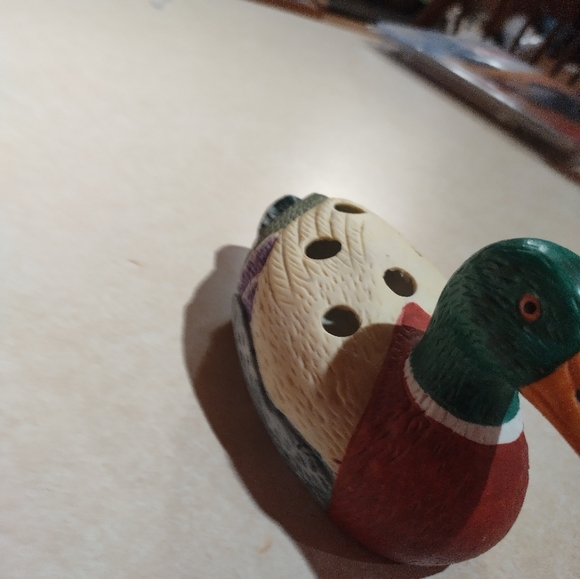 3 pc. Desk Set Ceramic Duck - Picture 5 of 10
